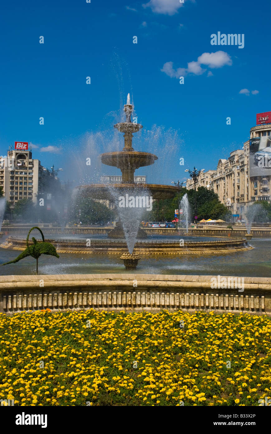 Piata Unirii square in Bucharest Romania Europe Stock Photo Alamy