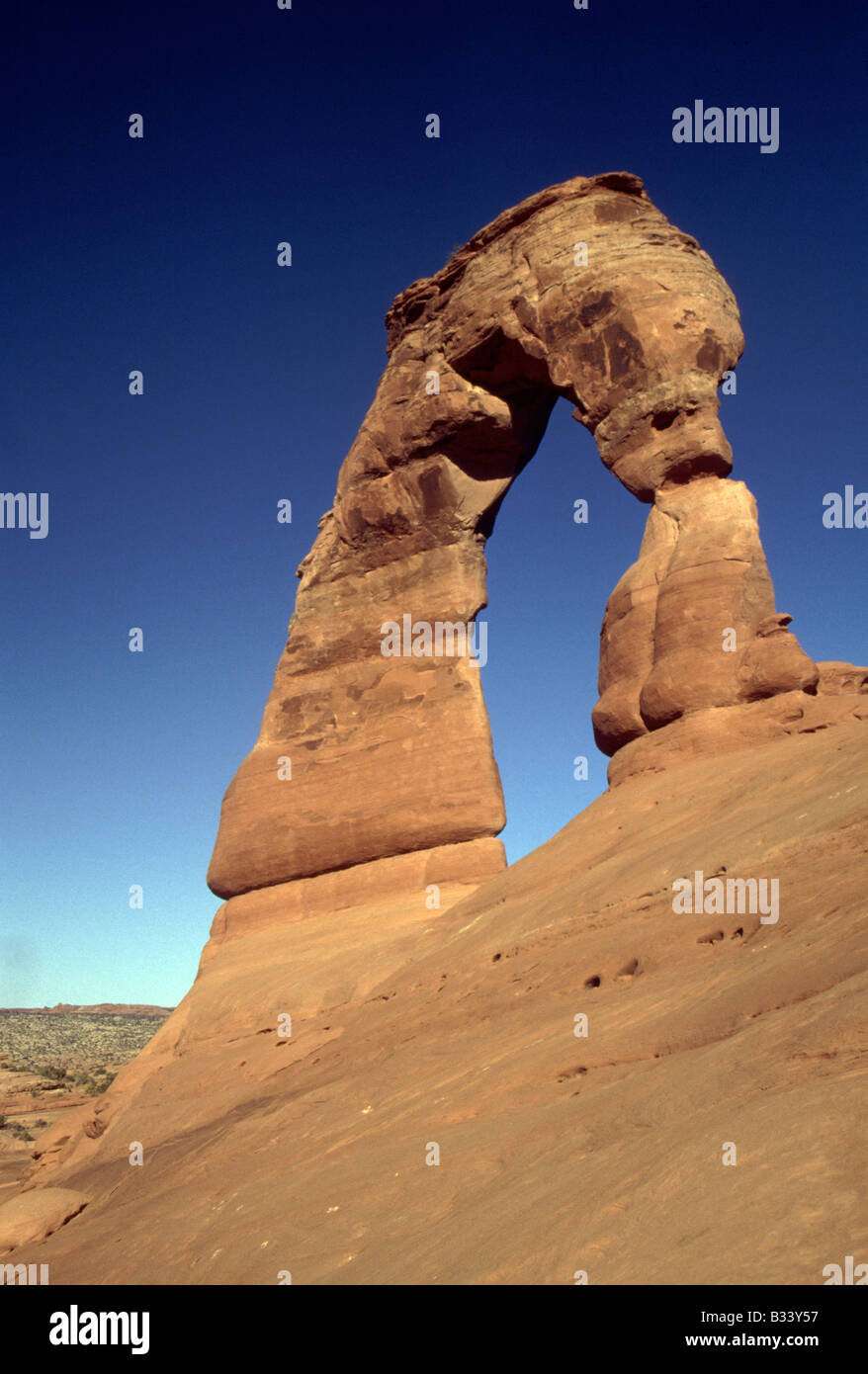 Delicate Arch Arches National Park Moab Utah United States Stock Photo