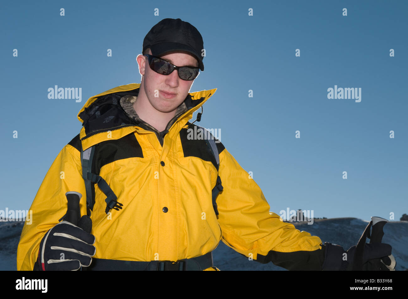 Walking with poles hi-res stock photography and images - Alamy