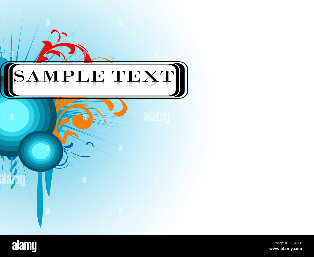 Sprayed Round Design stained circular design Stock Photo - Alamy