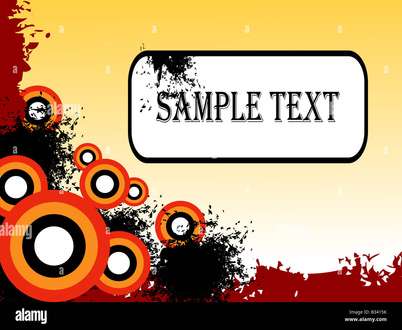 circles and text-template Stock Photo - Alamy