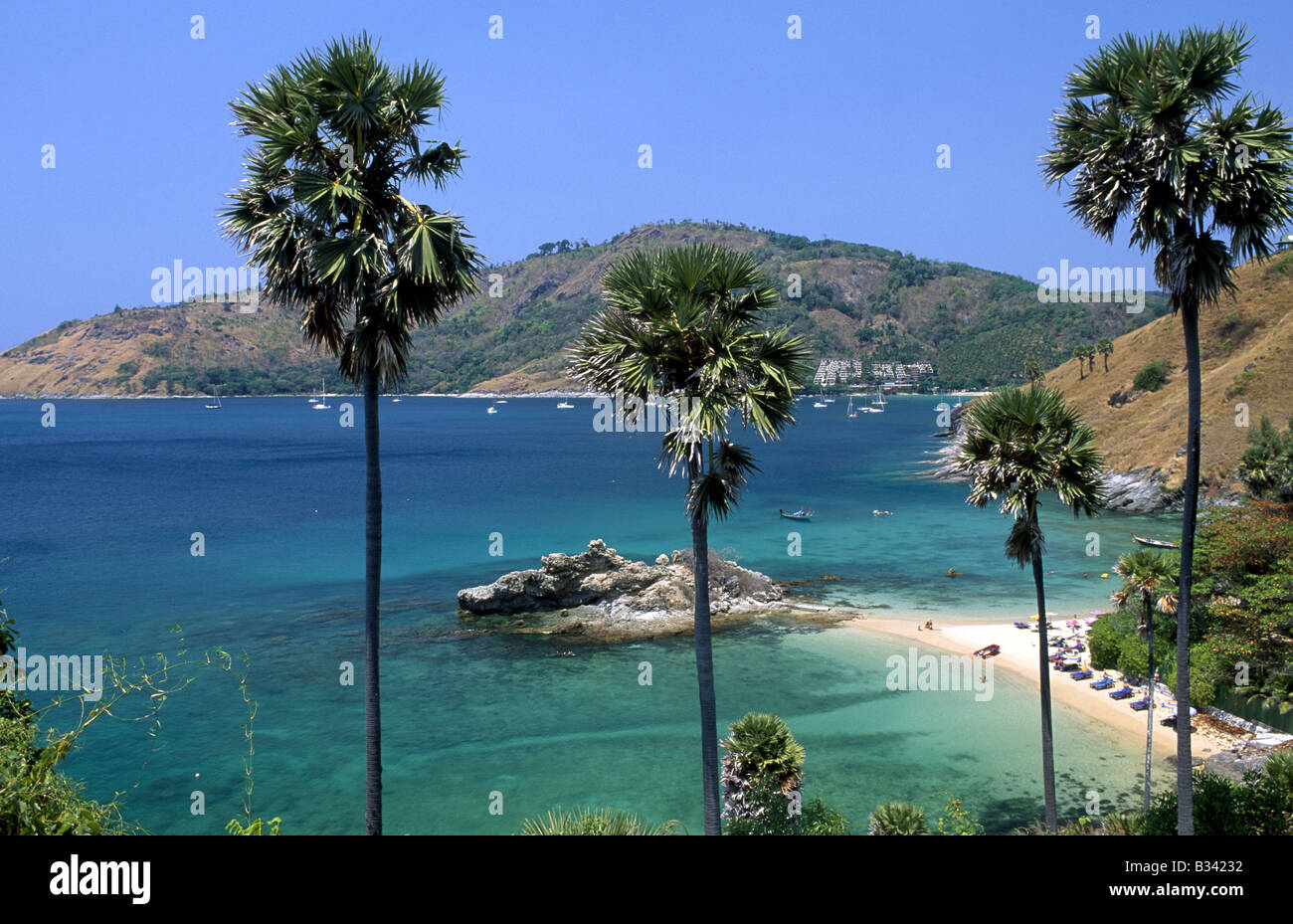 Kata Noi Beach on Phuket Island Thailand Stock Photo