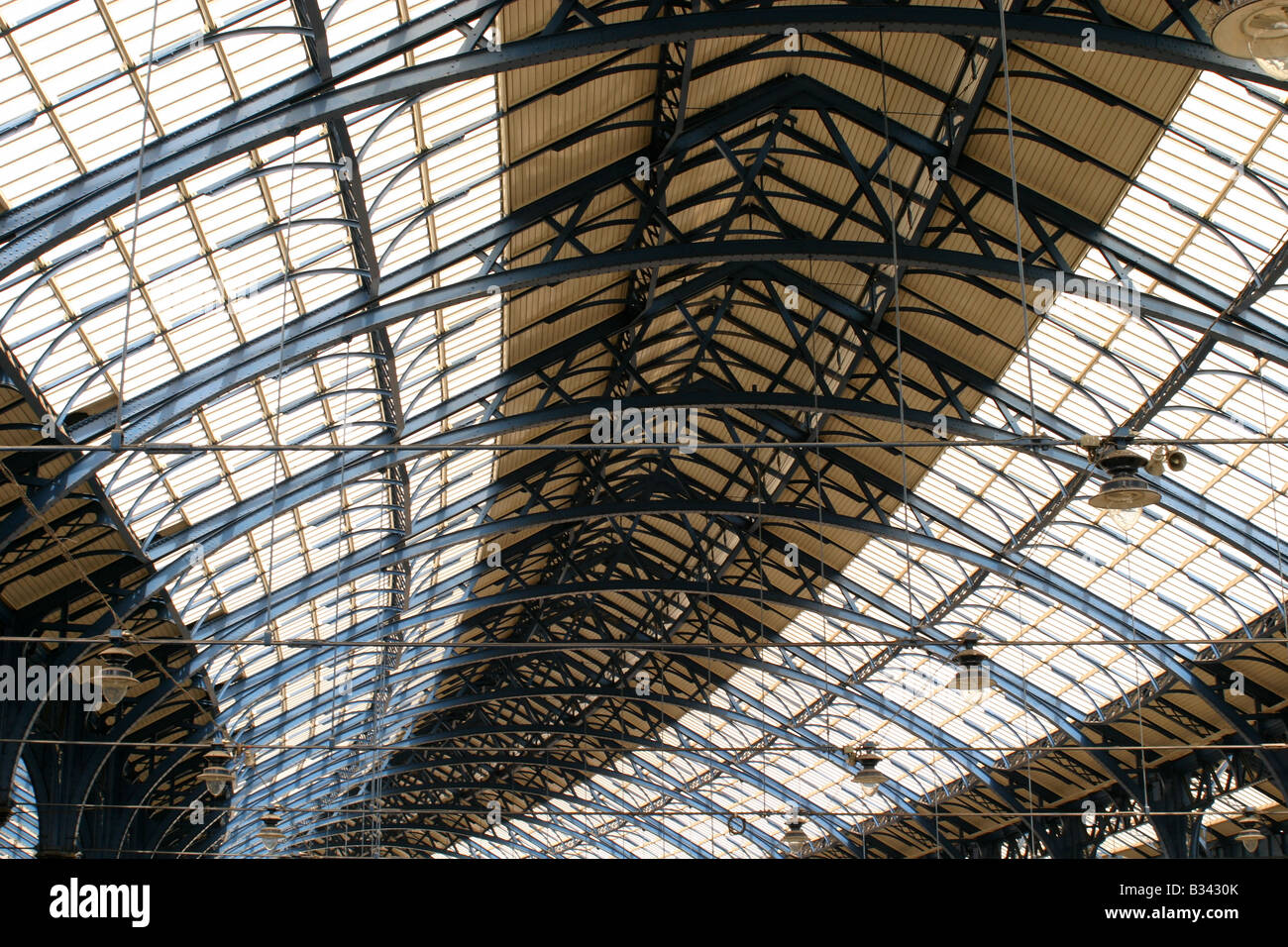 Brighton Railway Station Roof Stock Photo Alamy