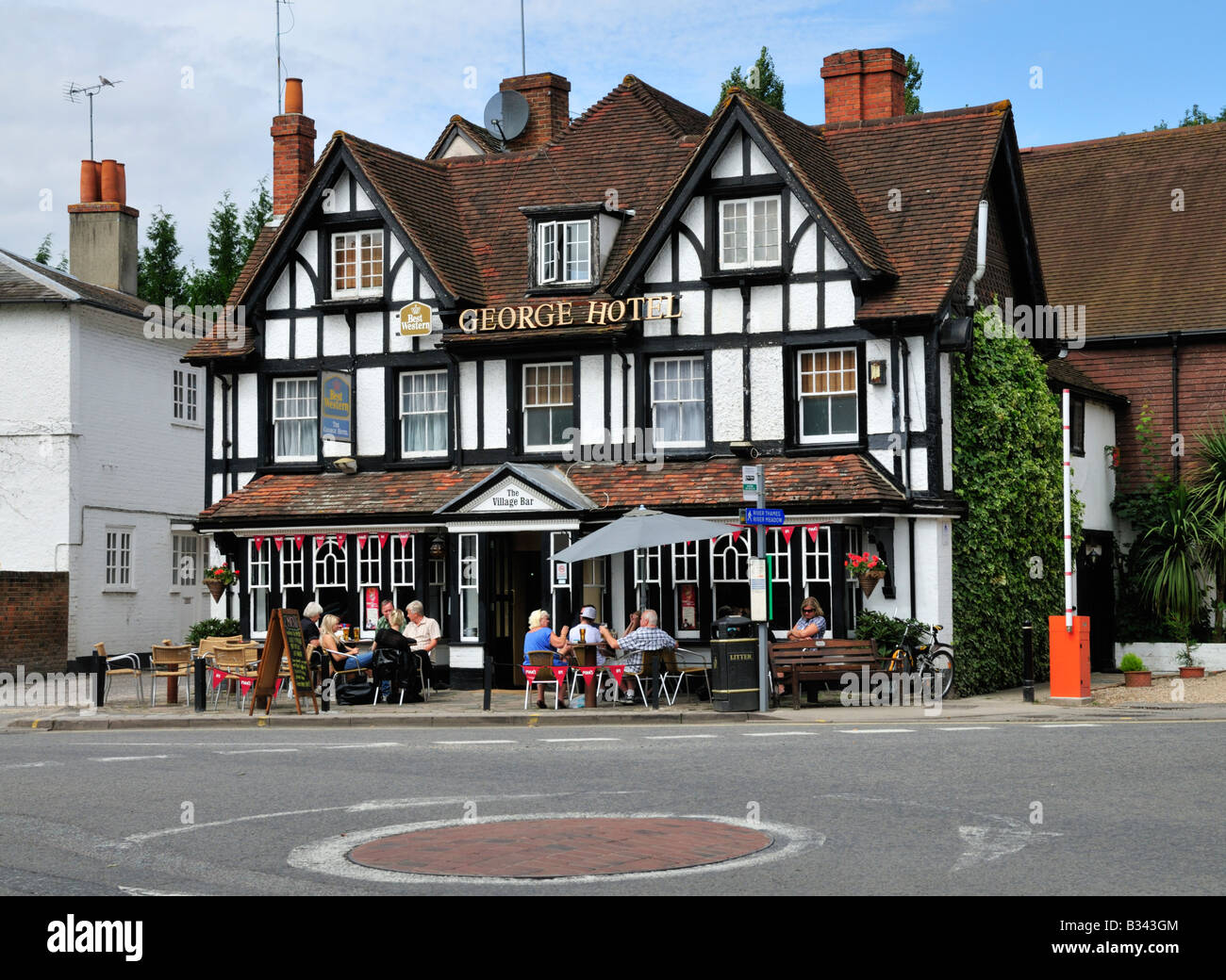 The George Hotel, part of the Best Western chain, Pangbourne, Berkshire, UK Stock Photo