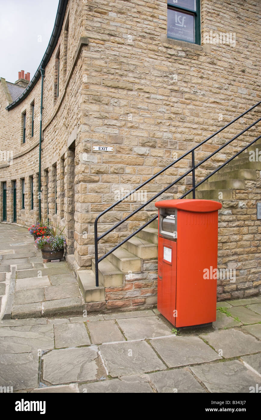 Post box for franked mail, Sheffield, South Yorkshire Stock Photo Alamy