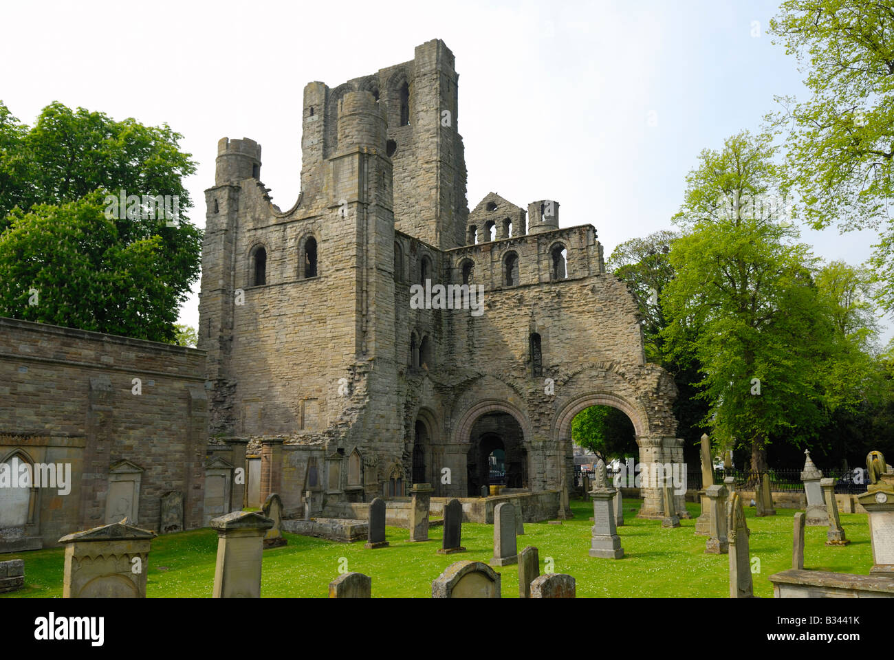 Ruins of Kelso Abbey Scottish Borders UK Stock Photo