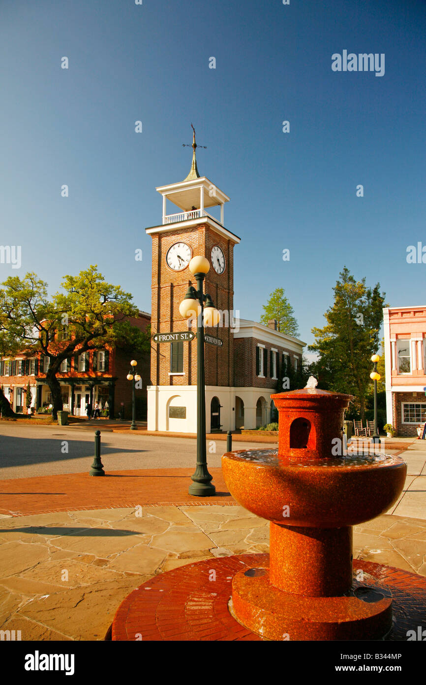 Fountain and Bell tower, Historic South Carolina Stock