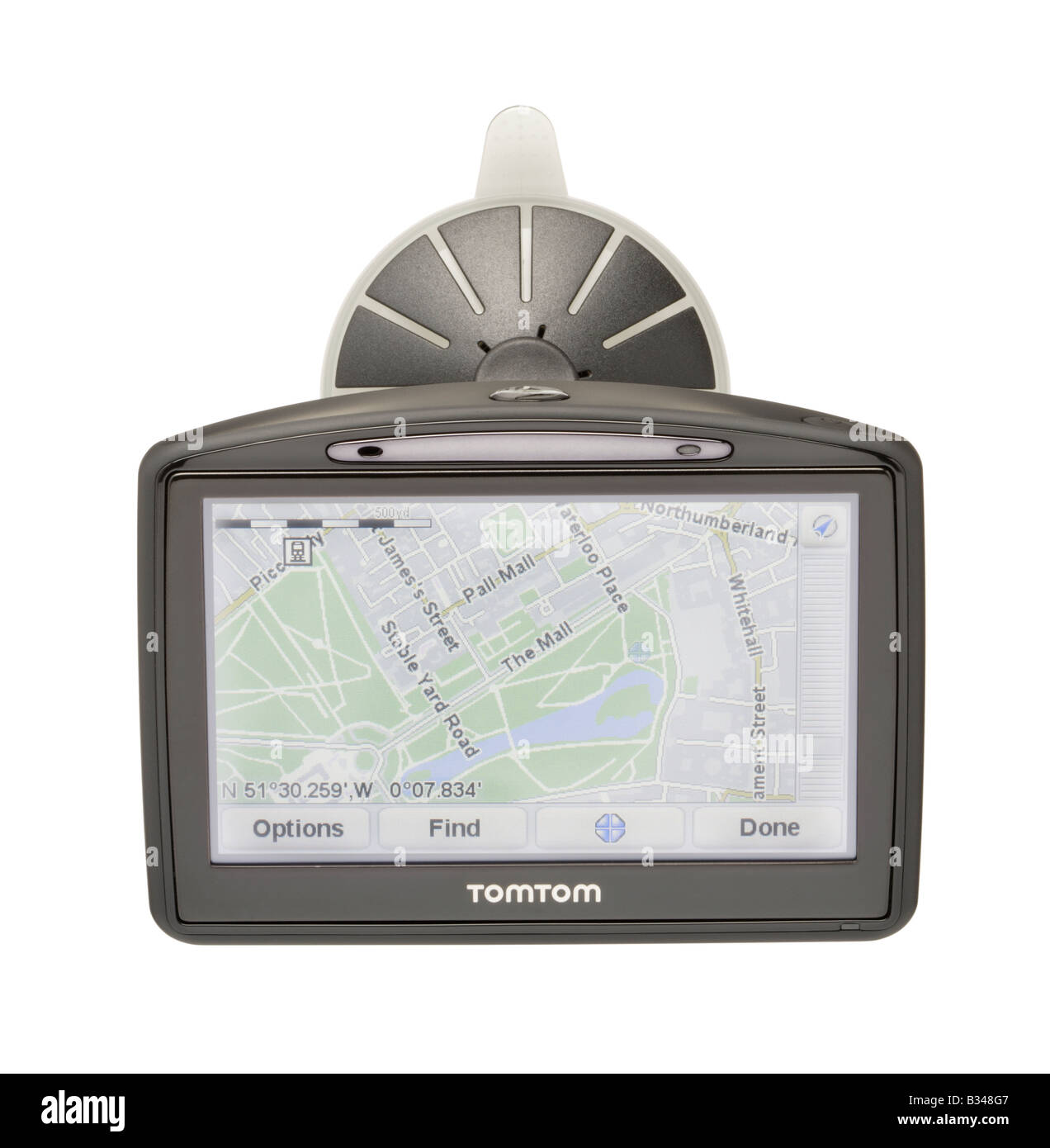 TomTom satellite navigation aid Stock Photo
