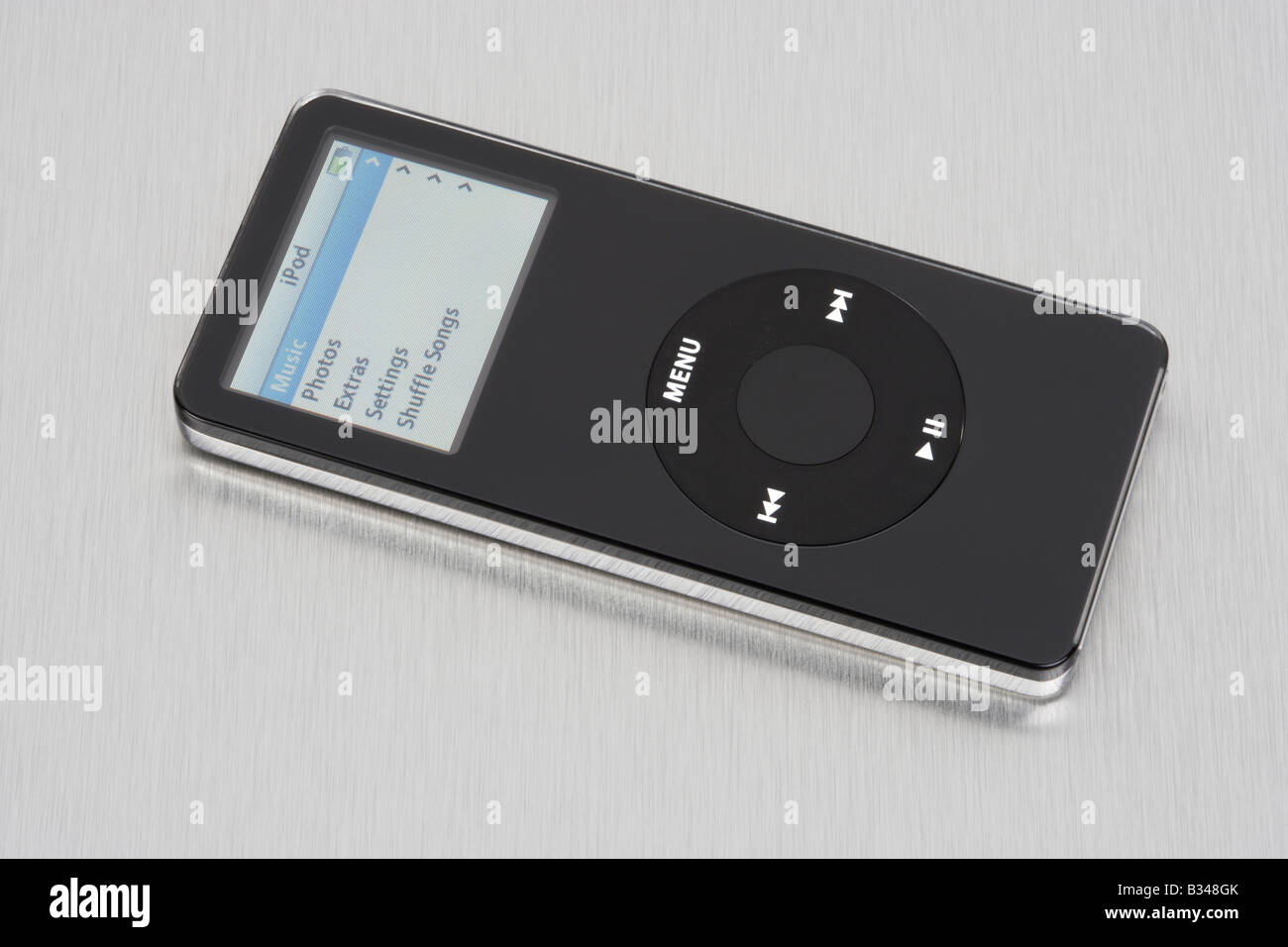 Apple ipod Nano music player and photo viewer Stock Photo
