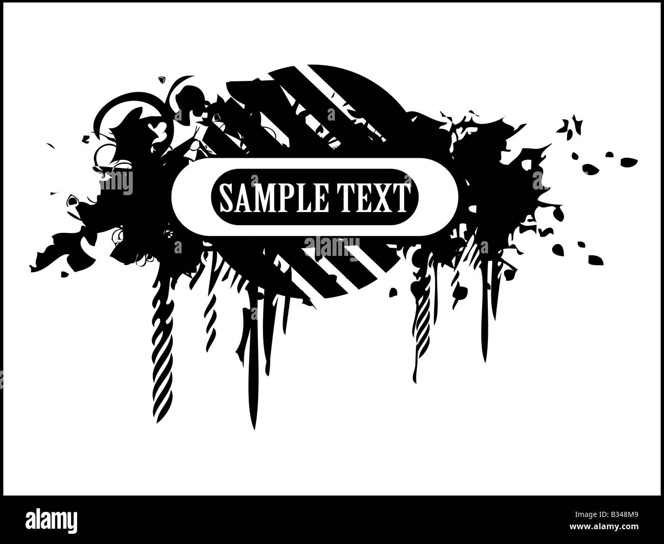 grunge-with-stains-and-text-template-stock-photo-alamy
