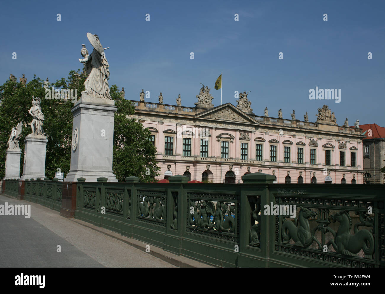 Schlossbrucke and Deutsches Historisches Museum German History Museum Berlin Germany June 2008
