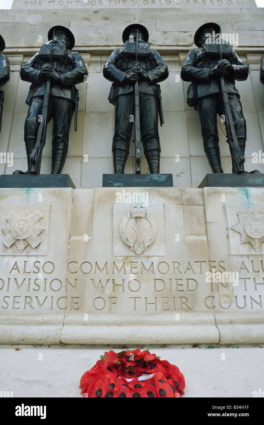 memorial war soldier London park Green England Stock Photo - Alamy