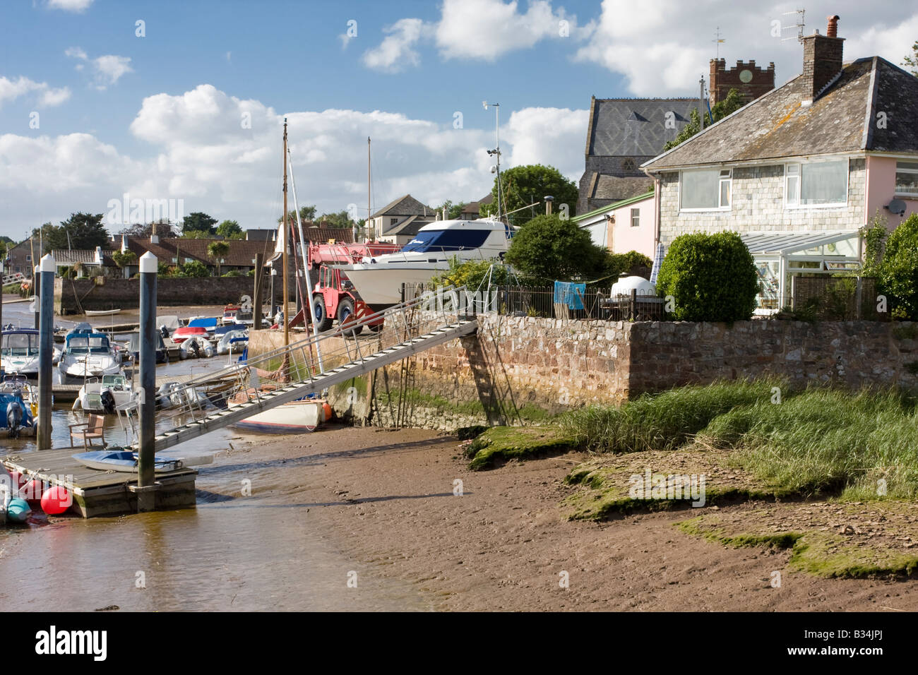 Houses on the River Exe at Topsham Complete with Pontoons and Moorings