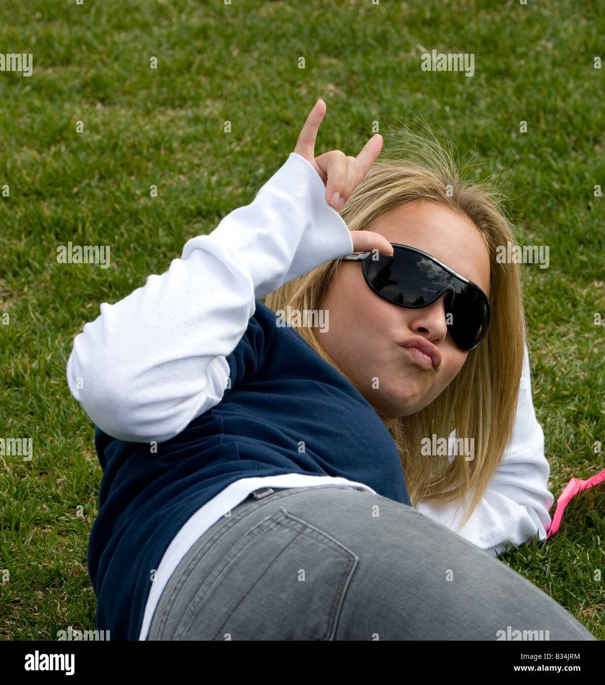 Hayden Panettiere from the TV show Heroes at the Big Blue March, Anchorage, Alaska Stock Photo