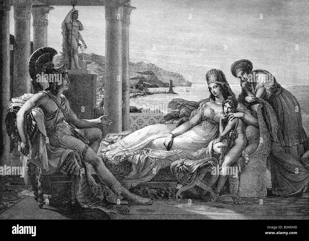 Aeneas Relates his Story to Dido Stock Photo