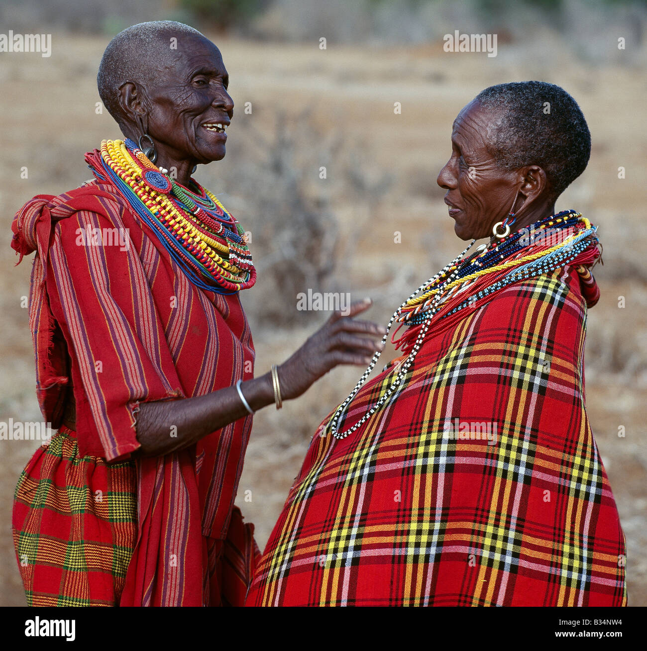 Tying the Shuka - Gallery - Maasai Warrior Training, Kenya