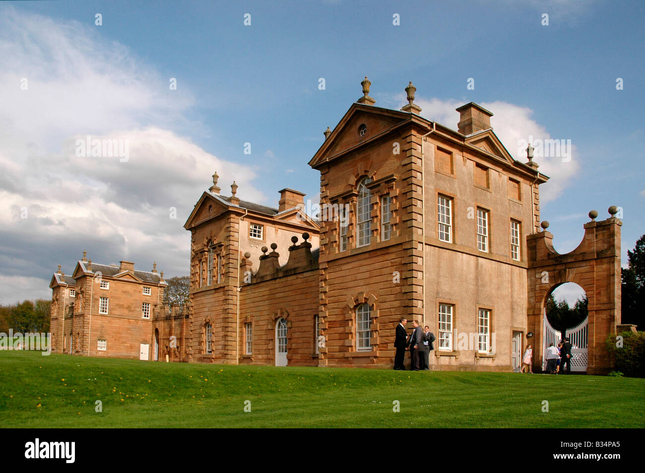 Chatelherault Hunting Lodge, Hamilton. Scotland. Designed by the famous Scottish architect William Adam. Stock Photo