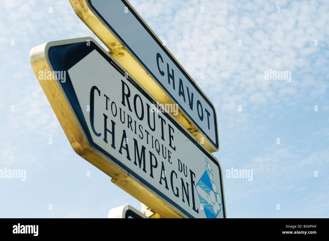 Route Touristique Du Champagne Stock Photos Route