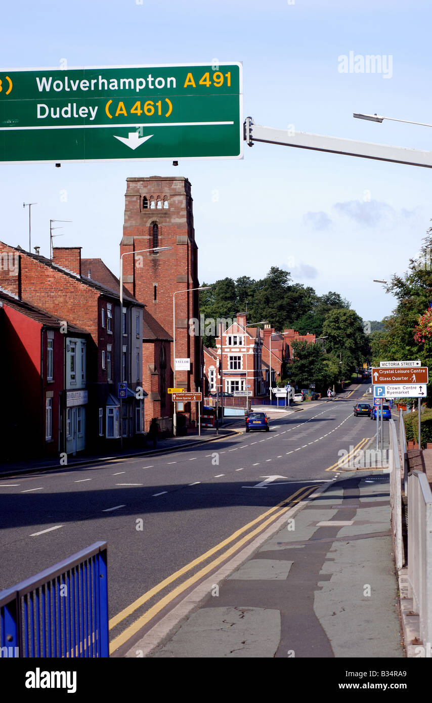 New Road, Stourbridge, West Midlands, England, UK Stock Photo
