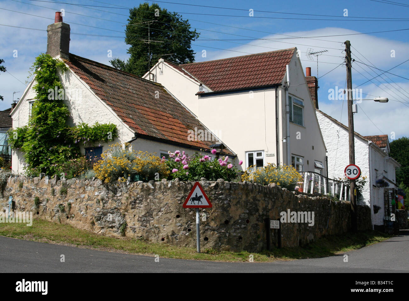 The village of Combe St. Nicholas, Somerset Stock Photo Alamy