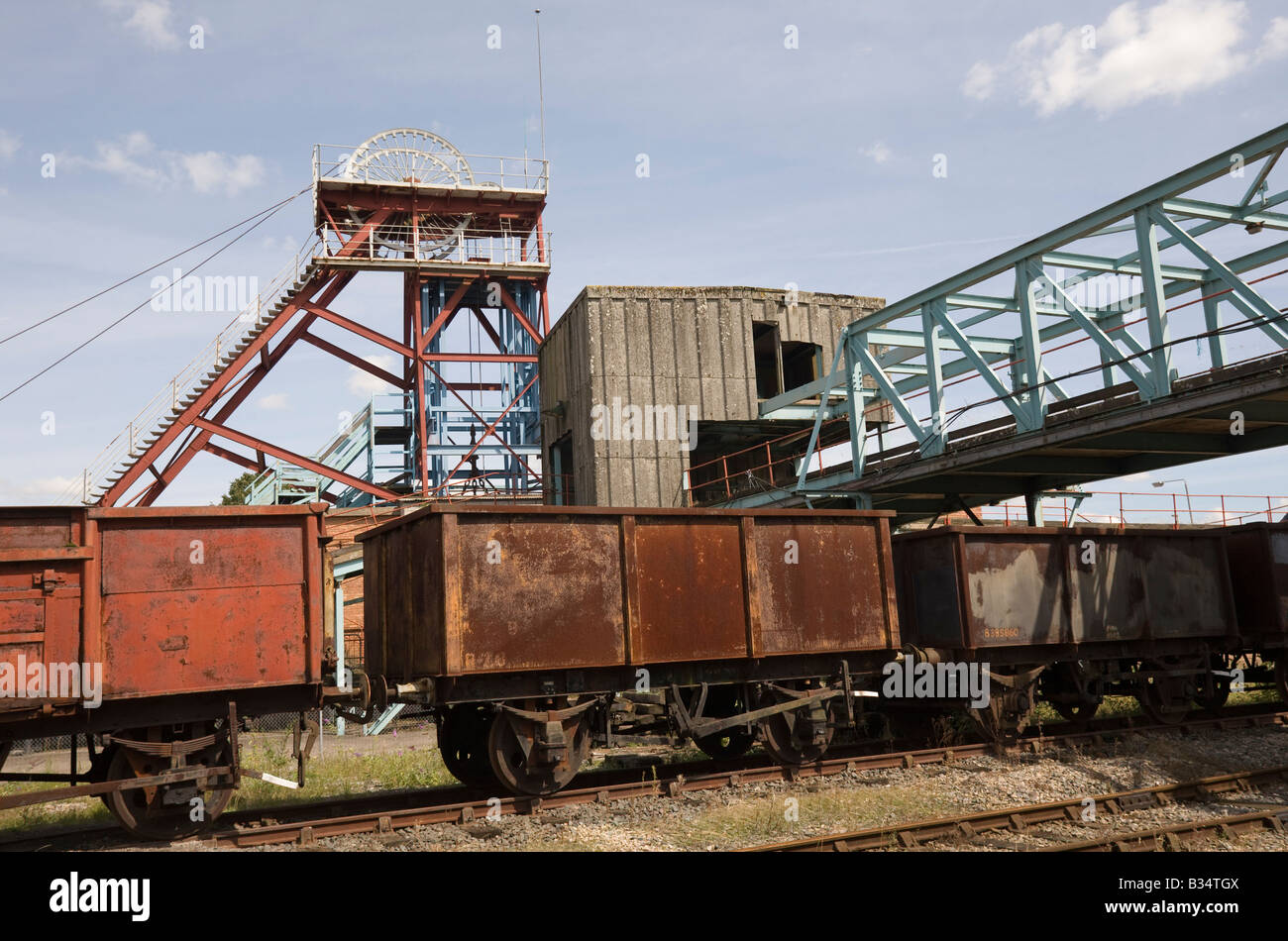 Coal wagons Snibston Discovery Park, Coalville, Leicester. Former