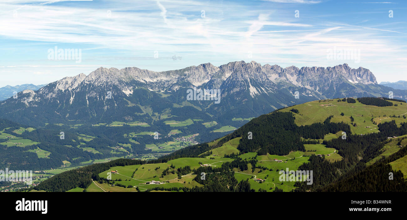 Wilder Kaiser Panorama Stock Photo - Alamy