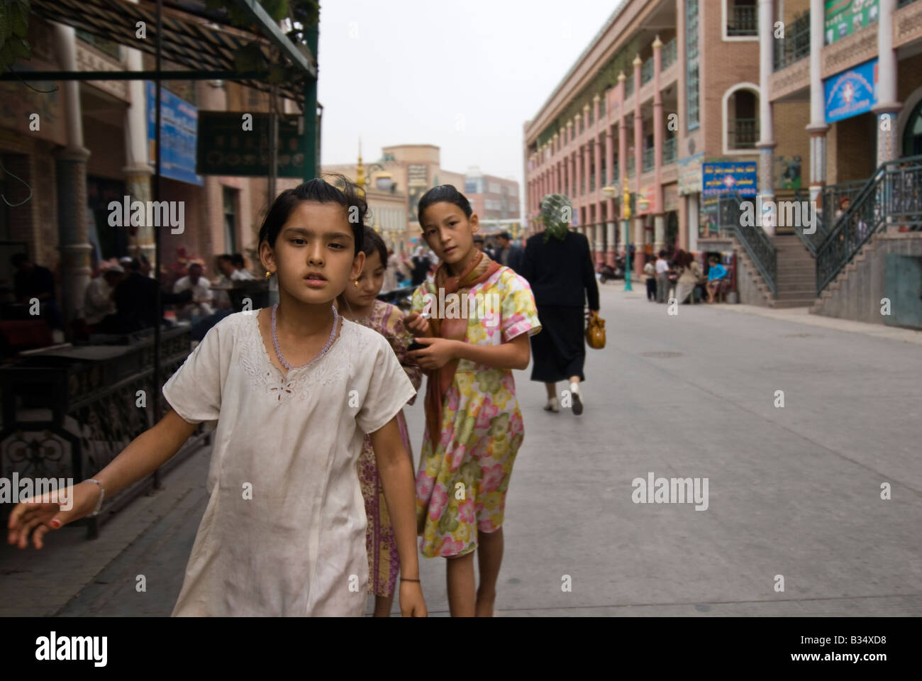 China Xinjiang Kashgar Girls Stock Photo Alamy China Xinjiang Kashgar Girls Stock Photo Alamy