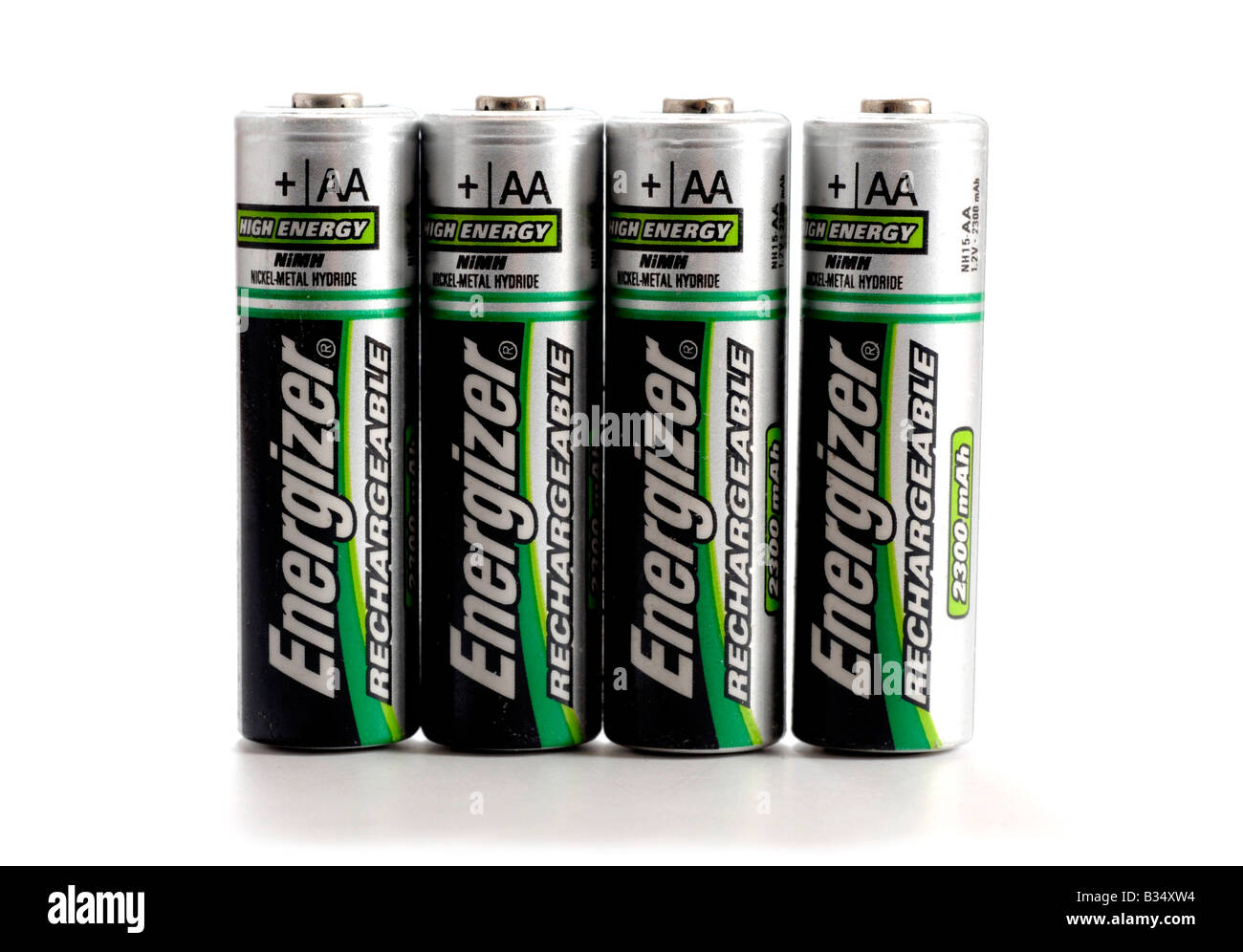 rechargeable energizer batteries Stock Photo
