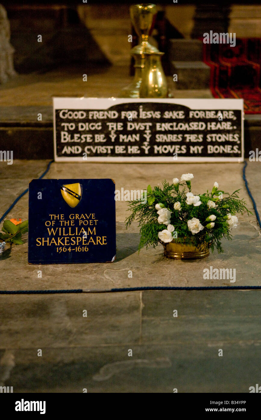 William Shakespeare Grave