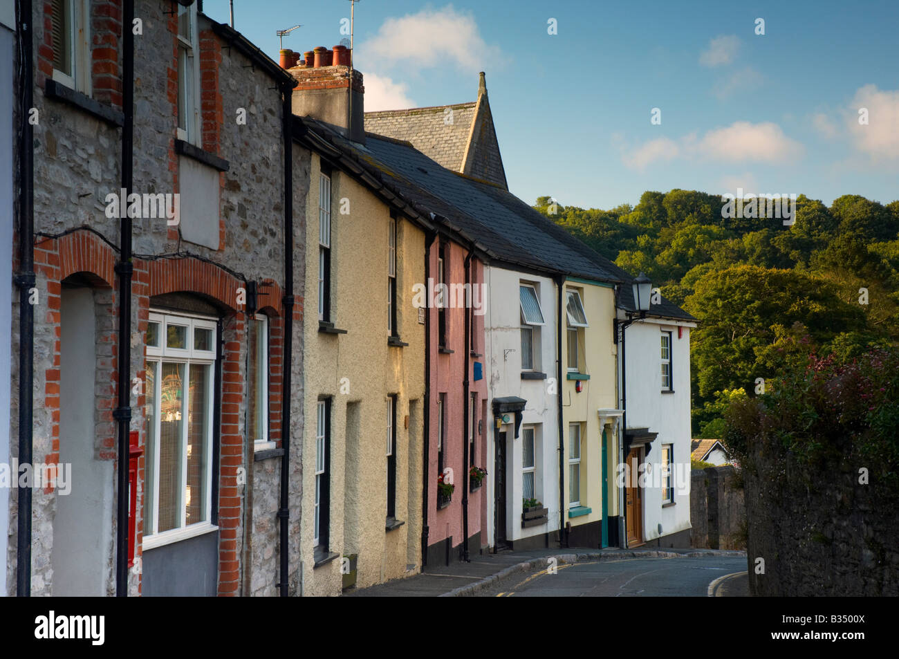 Victoria cottages on Church street in old Plympton St Maurice Plymouth