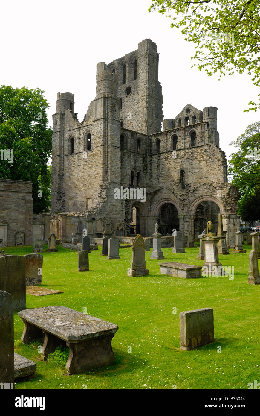 Ruins of Kelso Abbey Scottish Borders UK Stock Photo