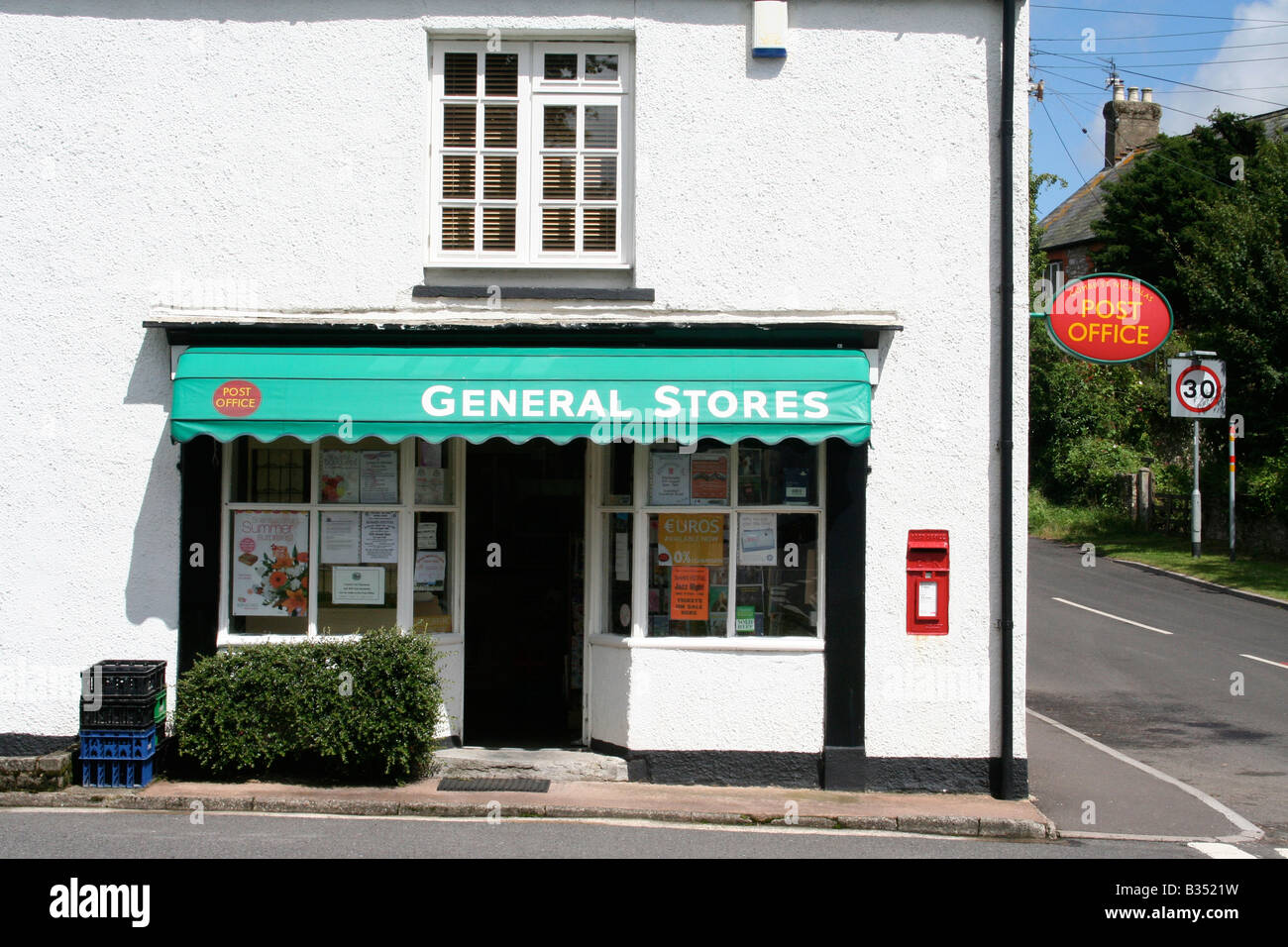 Post Office and General Store, Combe St. Nicholas, Somerset Stock Photo