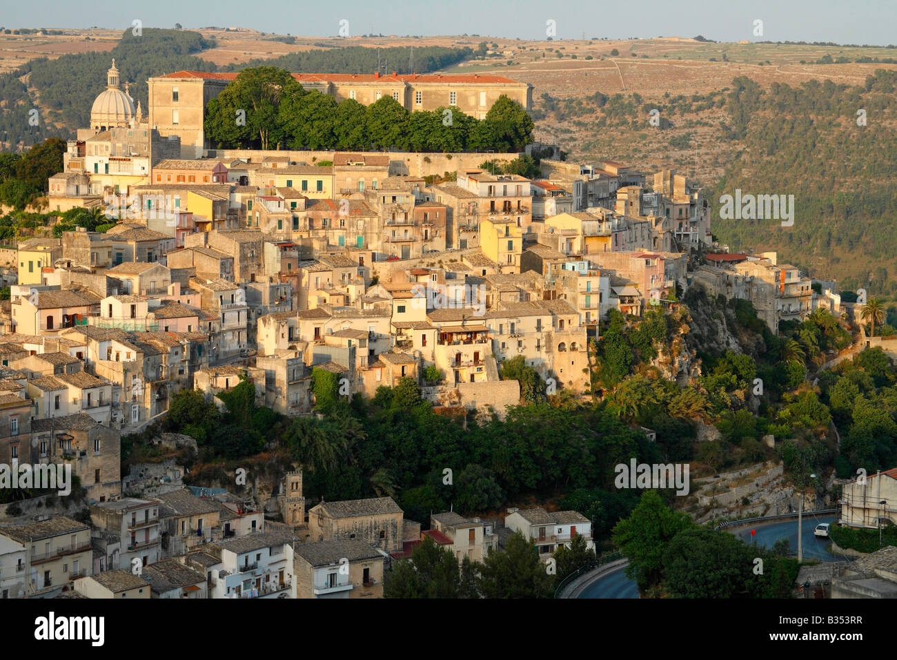 Ibla UNESCO world heritage area, Ragusa, Sicily, Italy Stock Photo