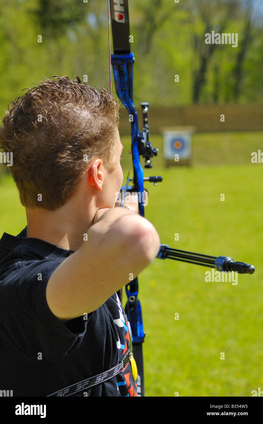 Aiming for the bullseye Stock Photo Alamy