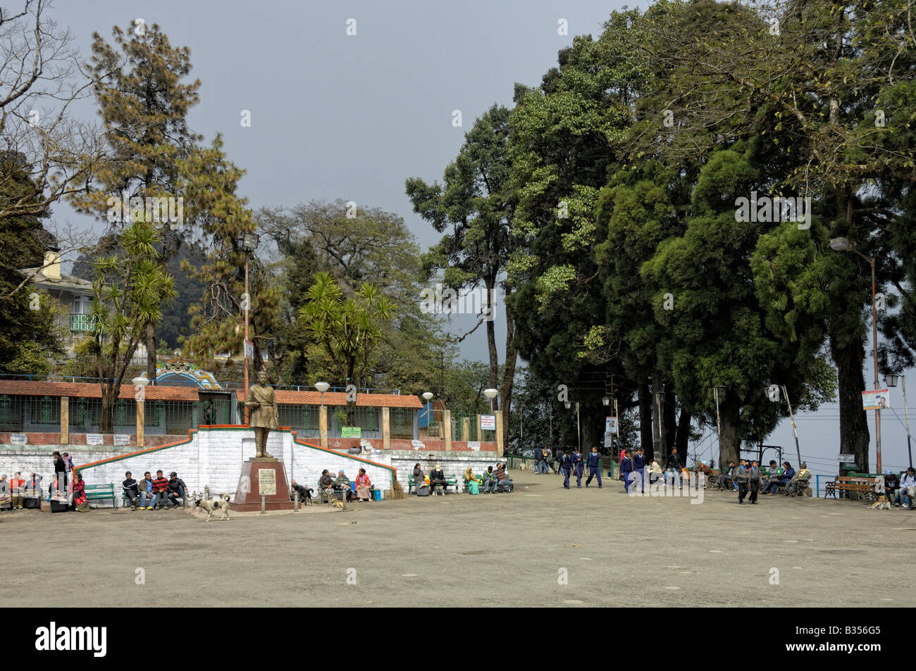 Chow Rasta Chowrasta Darjeeling Stock Photo