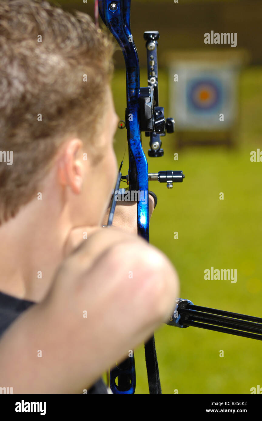 Aiming for the bullseye Stock Photo Alamy