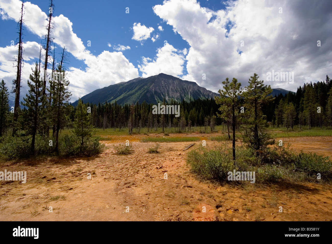 Paint Pots in the Kootenay National Park, Canada Stock Photo Alamy