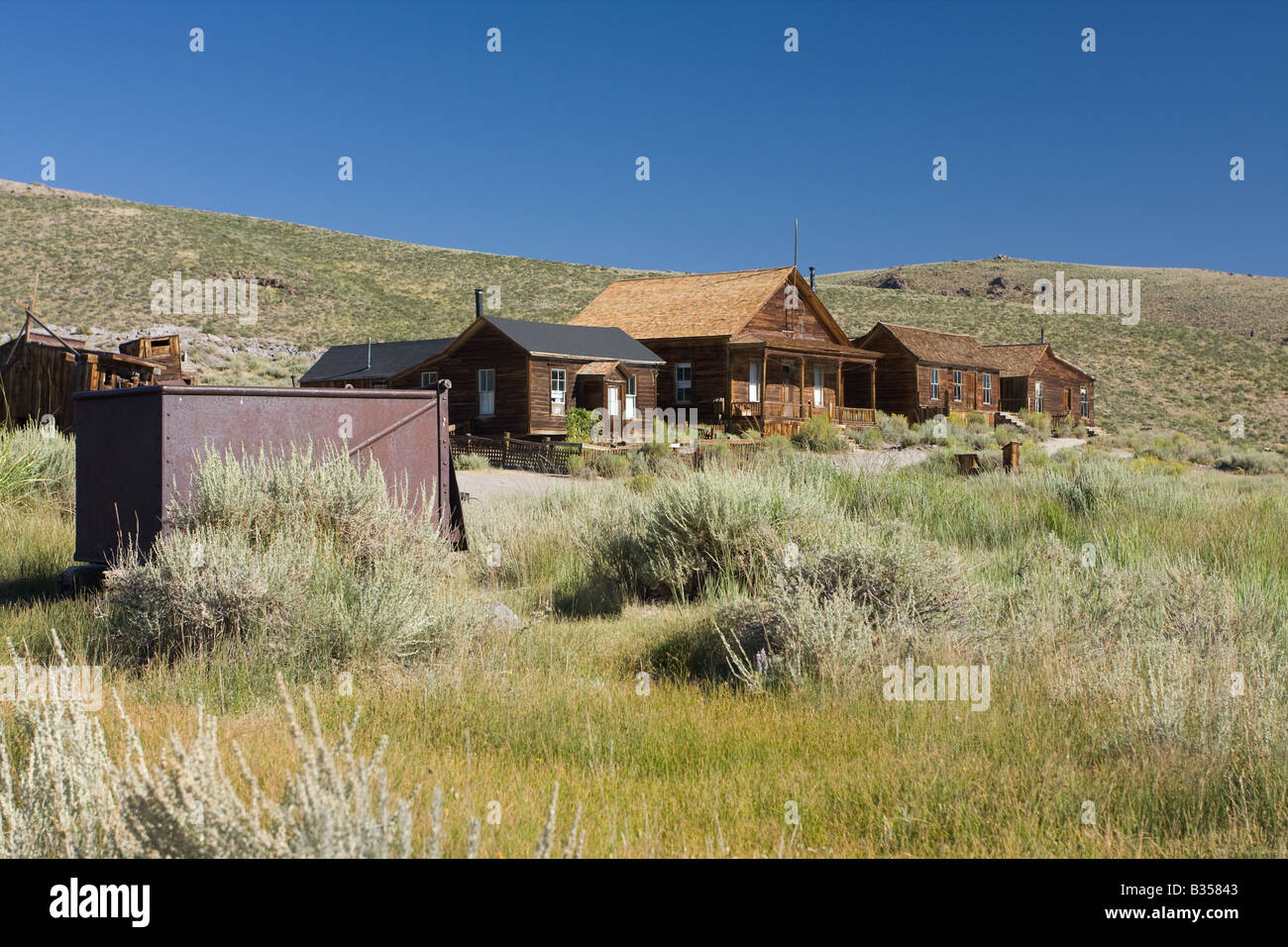 Scene In Bodie CA Ghost Town Stock Photo Alamy