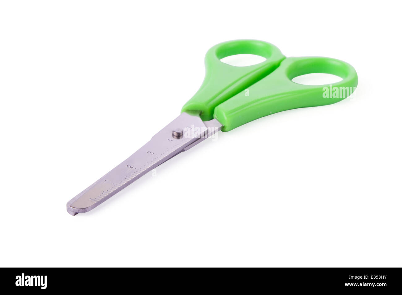 Safety scissors isolated on white background Stock Photo Alamy