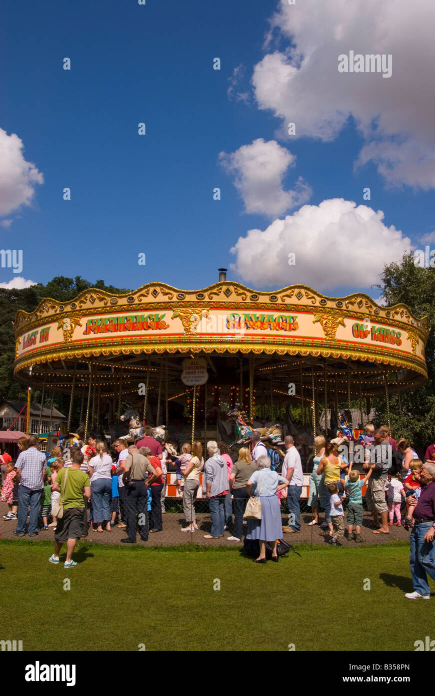 Carousel At Bressingham Stock Photo