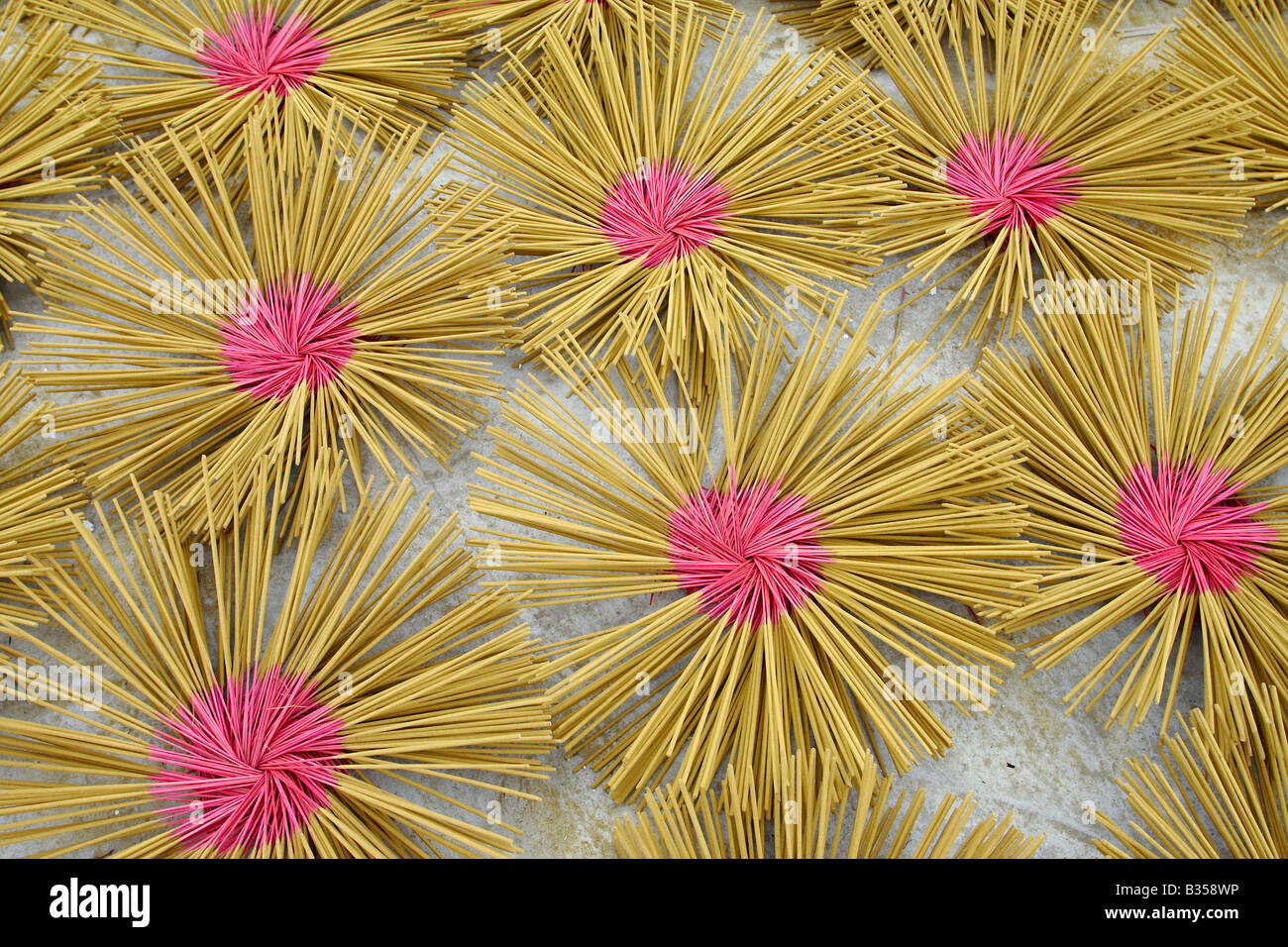 Production of incense sticks, Hanoi, Vietnam Stock Photo Alamy