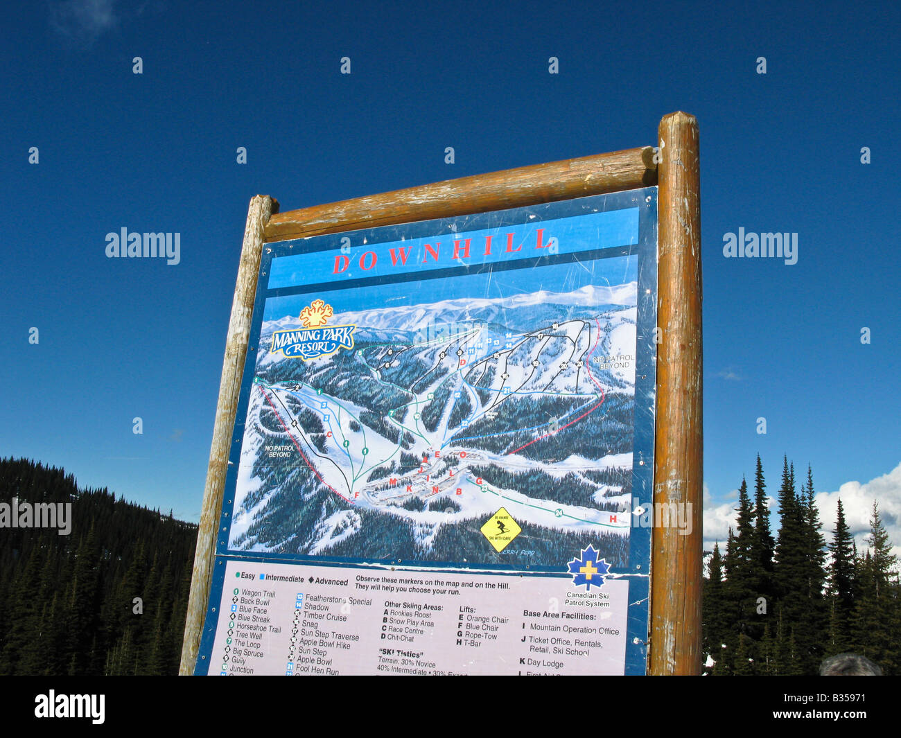 Ski map canada hires stock photography and images Alamy