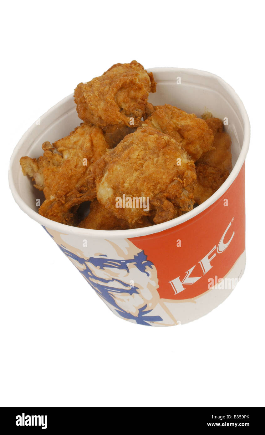 Fried chicken bucket Cut Out Stock Images & Pictures - Alamy