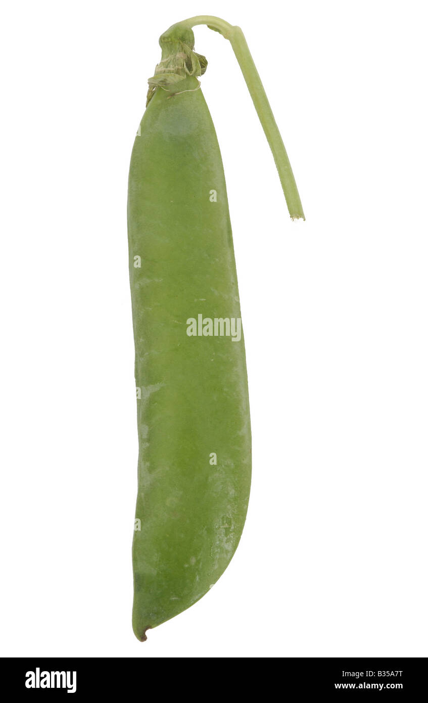 cut out of peas in a pod Stock Photo