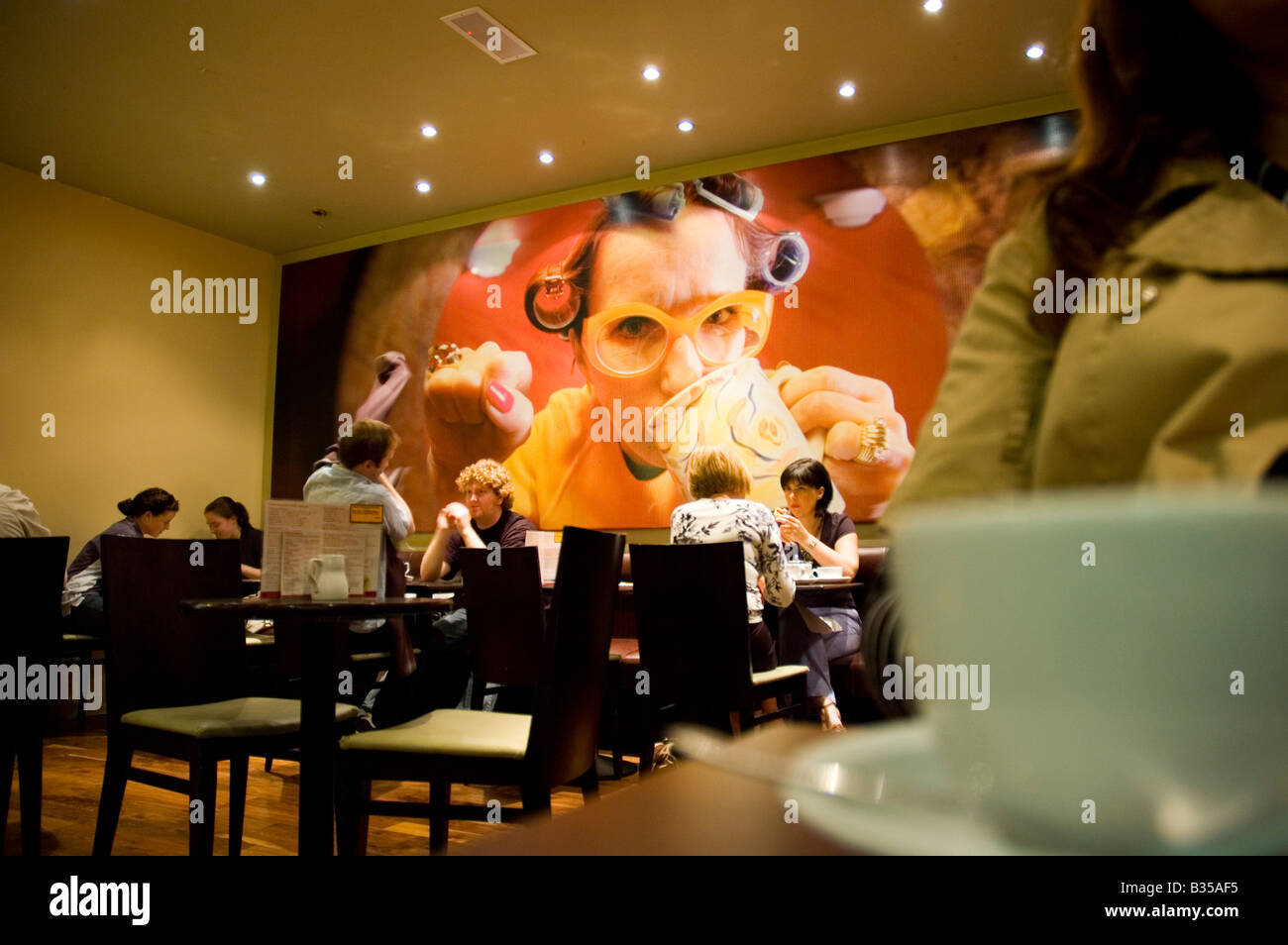 Coffee shop in Galway city, Ireland Stock Photo Alamy