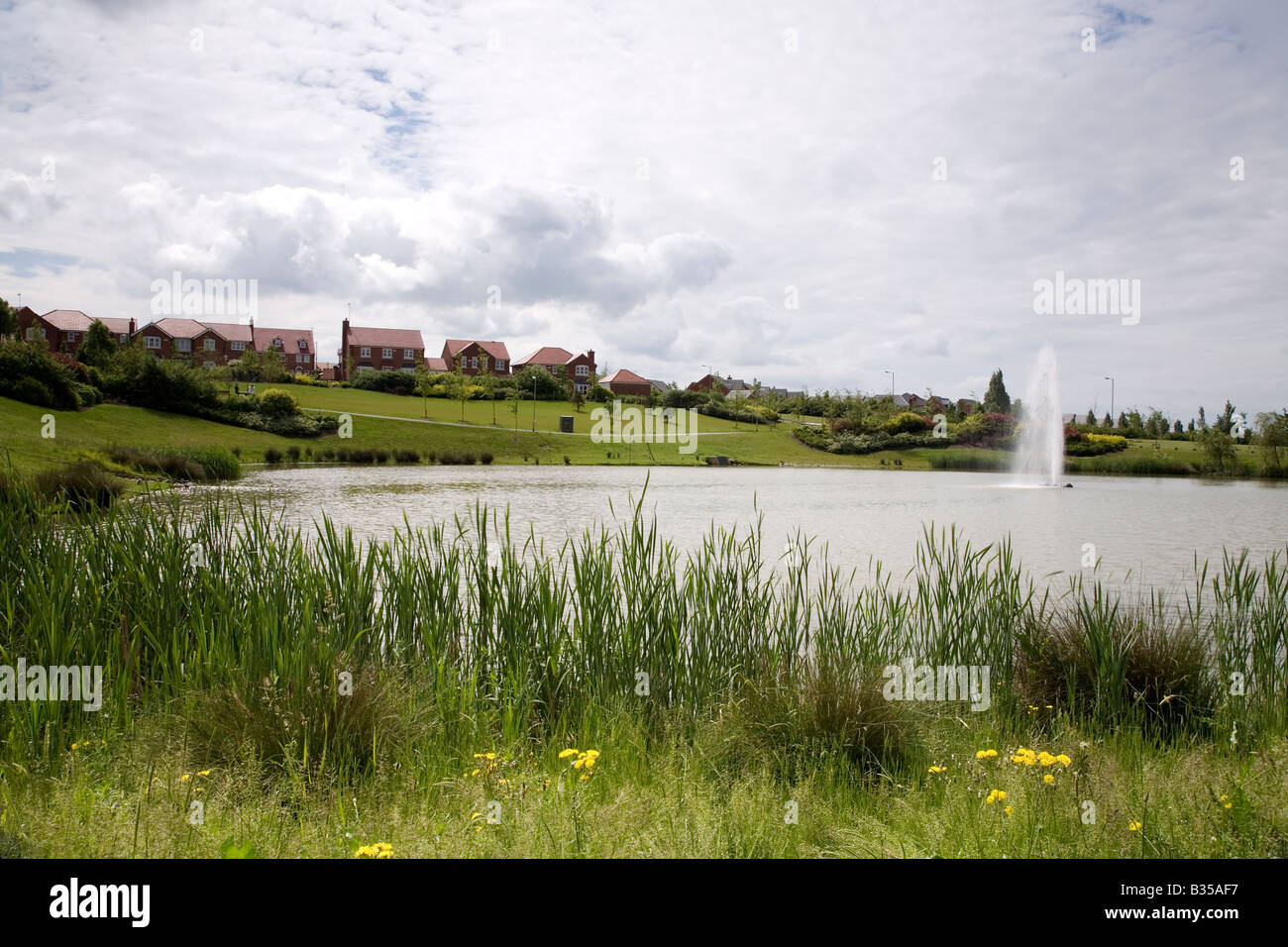Oakley Vale housing Corby, Northants Stock Photo Alamy