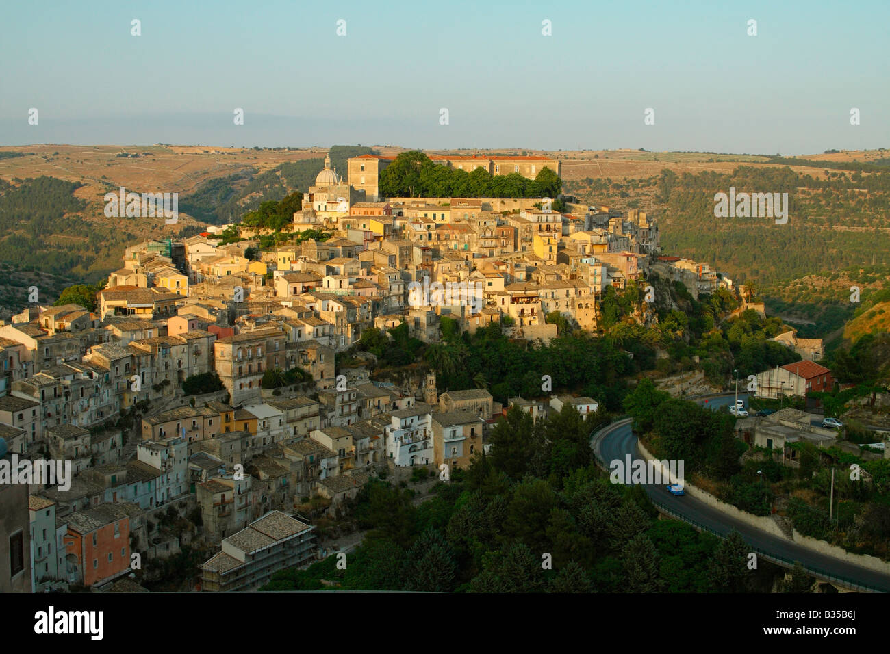 Ibla UNESCO world heritage area, Ragusa, Sicily, Italy Stock Photo