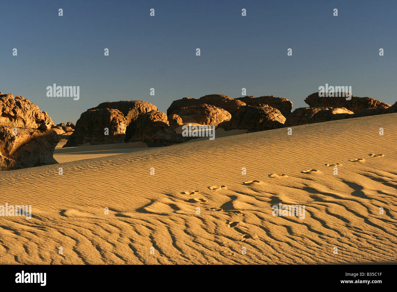 In Tehog Tassili Ahaggar Sahara desert Algeria Stock Photo - Alamy