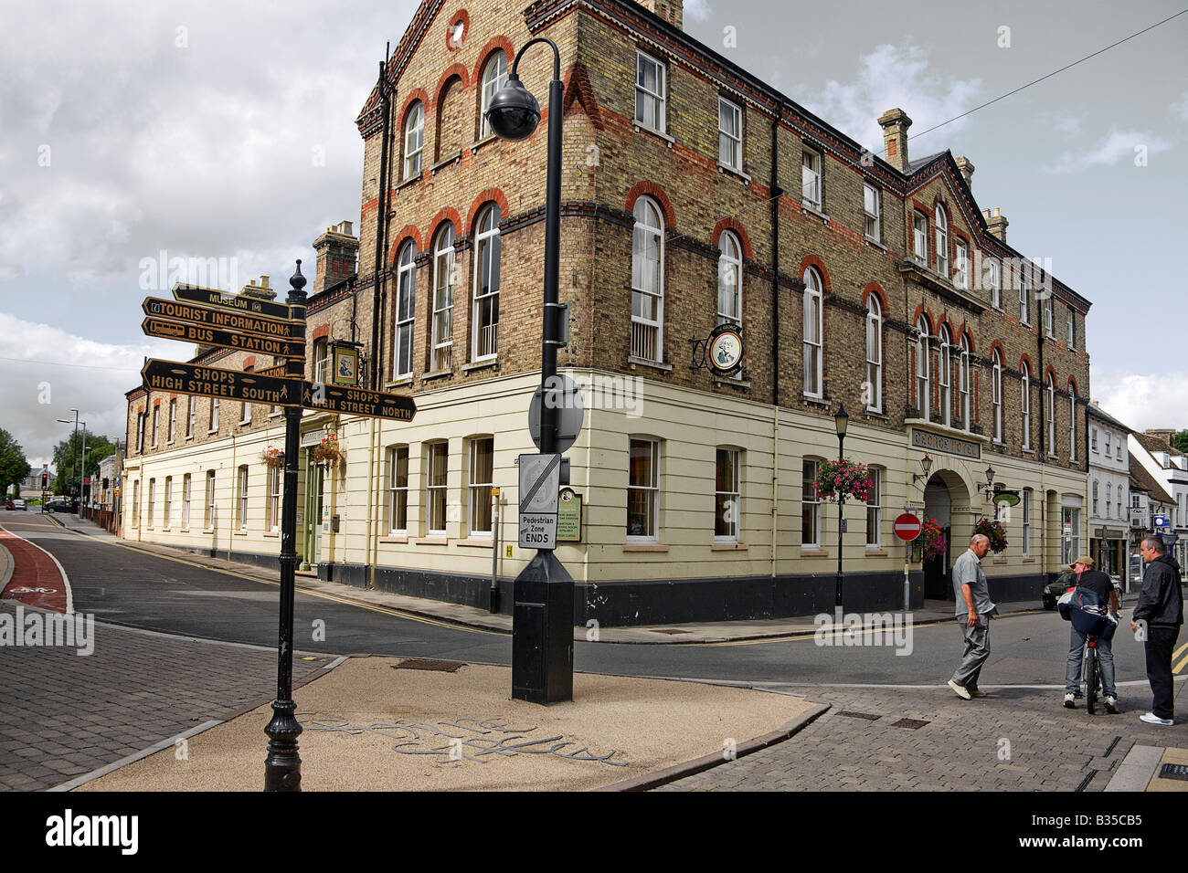 George Hotel.Huntingdon. Stock Photo