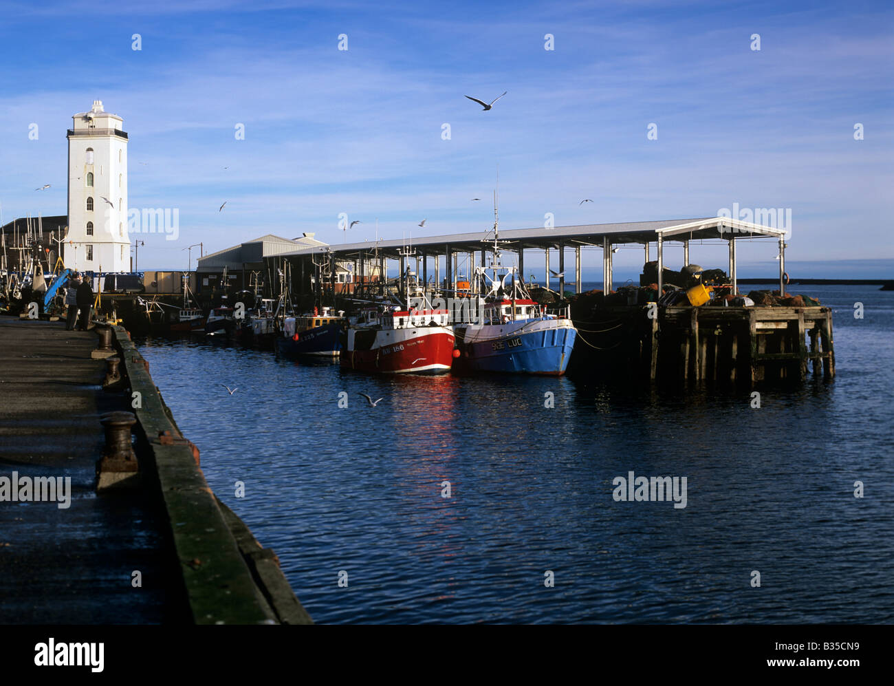 Fish Quay in North Shields Stock Photo Alamy